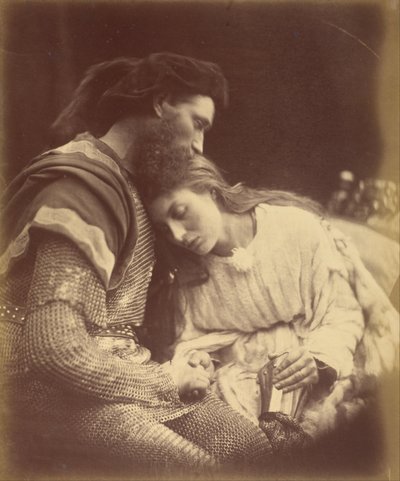 Der Abschied von Sir Lancelot und Königin Guinevere von Julia Margaret Cameron